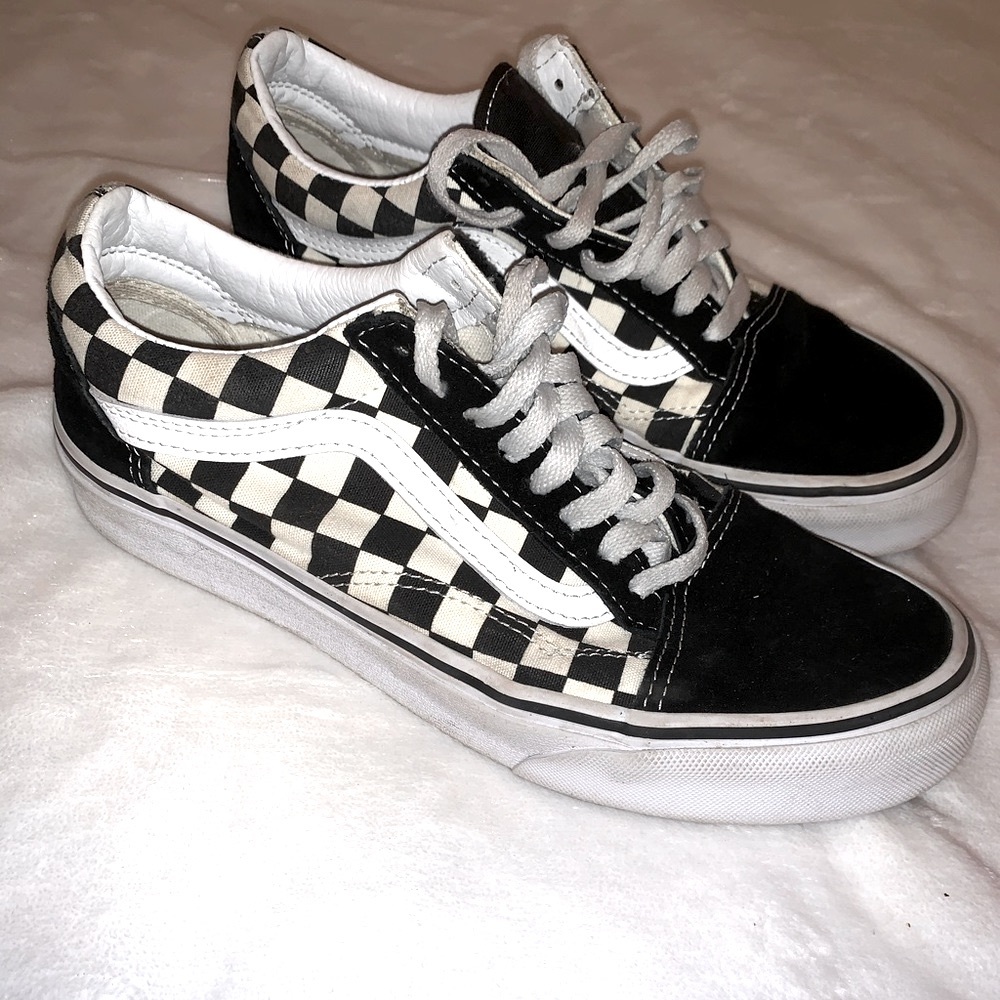 Checkered Vans